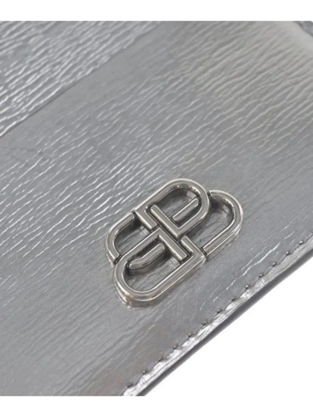 Balenciaga Card Case Card Holders Silver